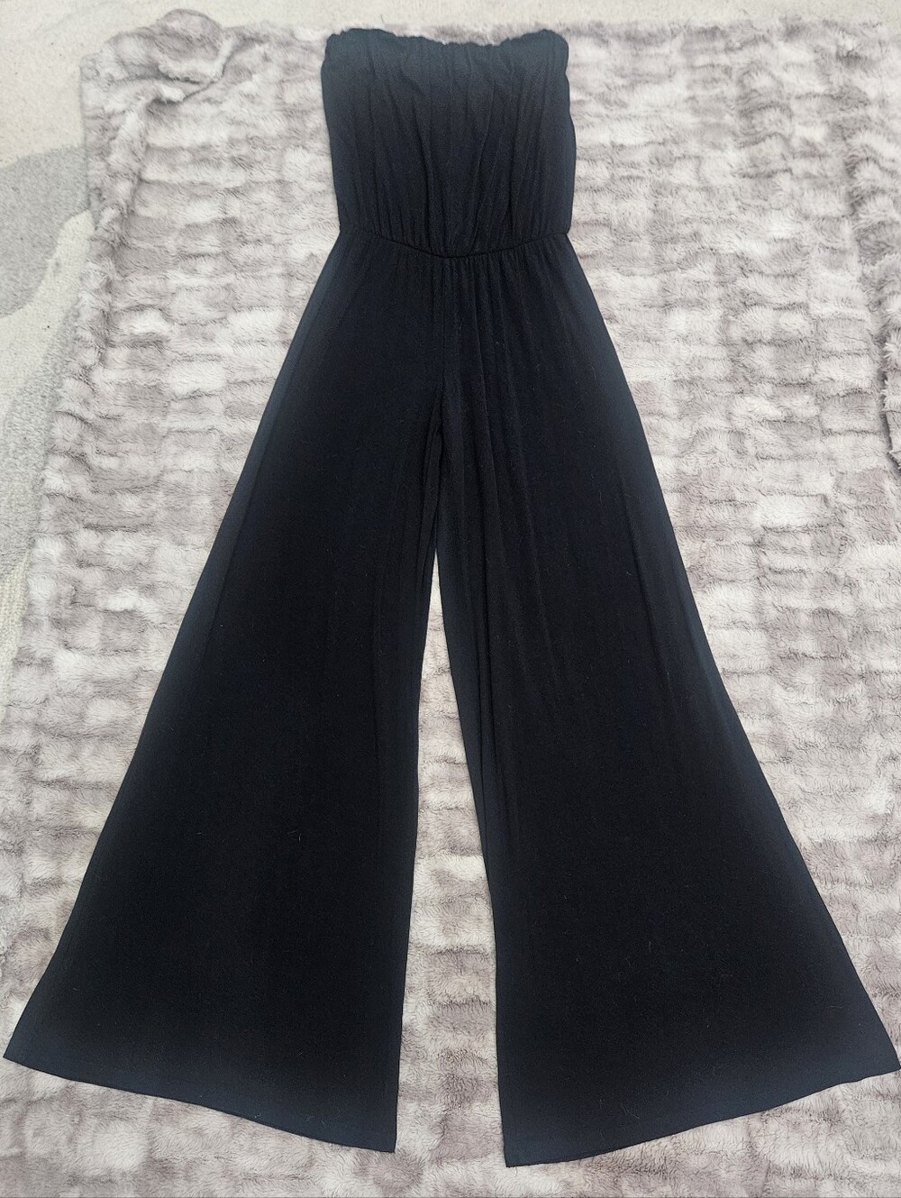 Tart Strapless Wide-Leg Jumpsuit - Black